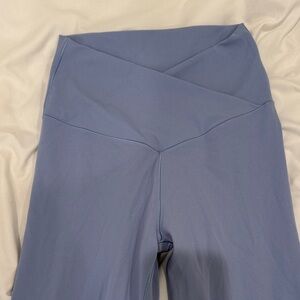 aerie Offline High-Rise Leggings in Dusty Blue-Gray